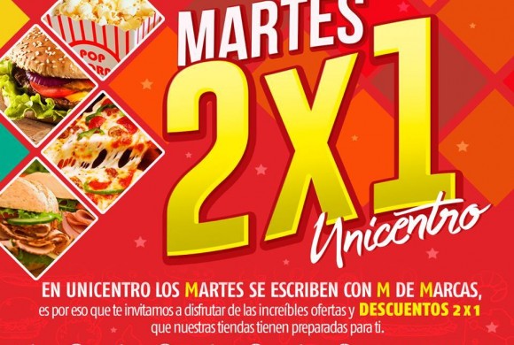 Martes de 2 x 1