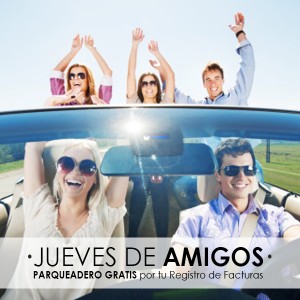 Todo Octubre | ¡Jueves de Amigos! Parqueadero Gratis por Compras