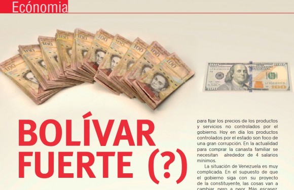 ECONOMÍA | Bolívar Fuerte (?)