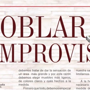 HOGAR | Amoblar sin Improvisar