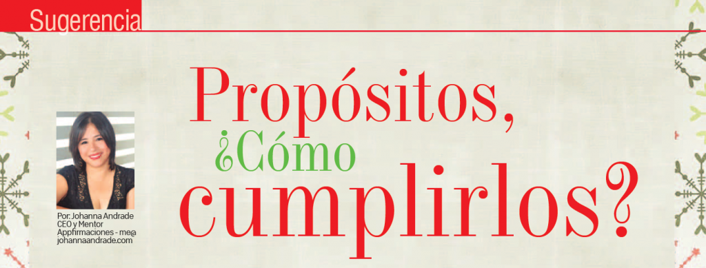 Propositos Como Cumplirlos