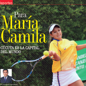 DEPORTES | PARA MARÍA CAMILA, CÚCUTA ES LA CAPITAL DEL MUNDO