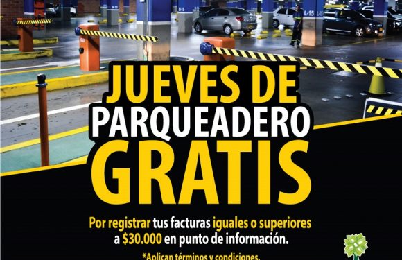 JUEVES DE PARQUEADERO GRATIS