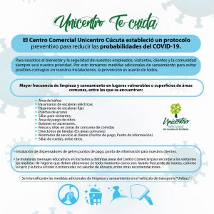 PROTOCOLO PREVENTIVO PARA REDUCIR LAS PROBABILIDADES DEL COVID 19