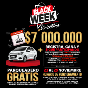 DESCUENTOS BLACK WEEK