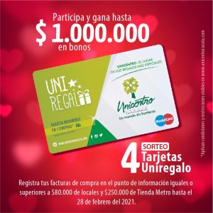 REGISTRA Y GANA CON UNICENTRO