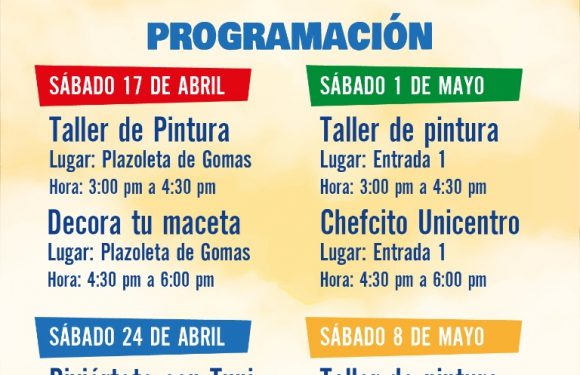 TALLERES DIVERTIDOS UNICENTRO