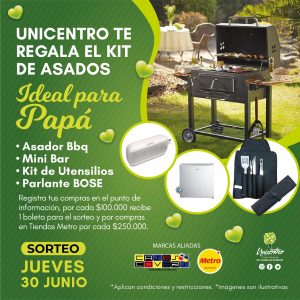 Kit asados para papá