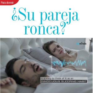 PARA DORMIR | ¿SU PAREJA RONCA?