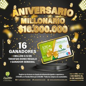 ANIVERSARIO MILLONARIO